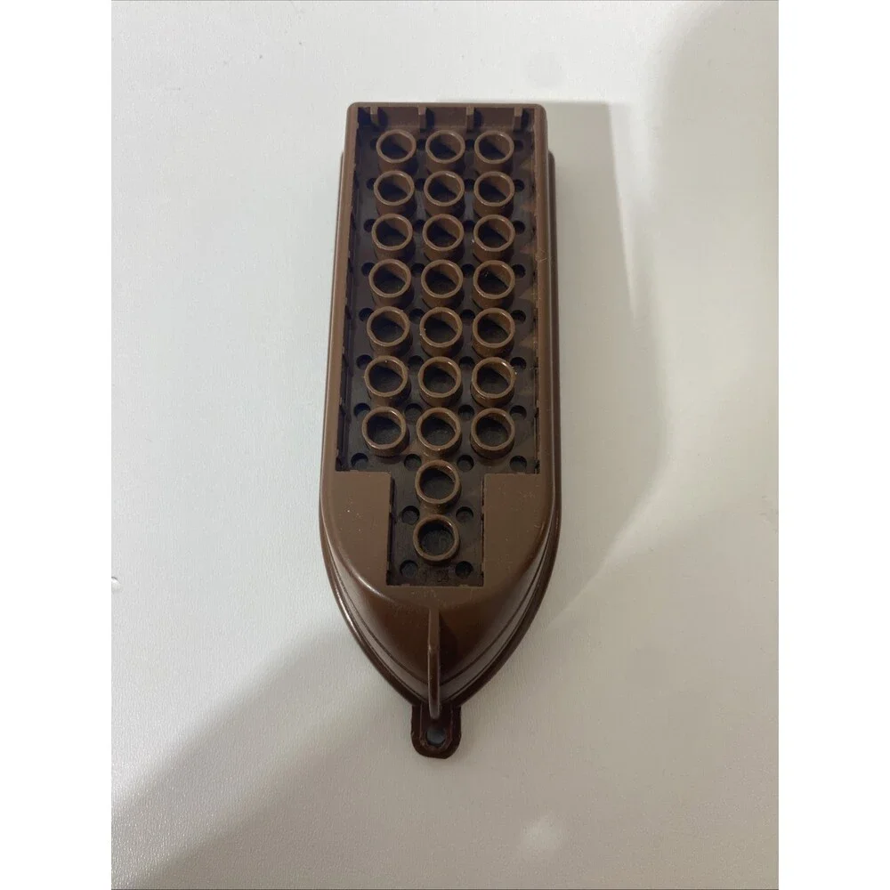 LEGO Parts 1x 2551 Brown Boat, 14 x 5 x 2 with Oarlocks VG
